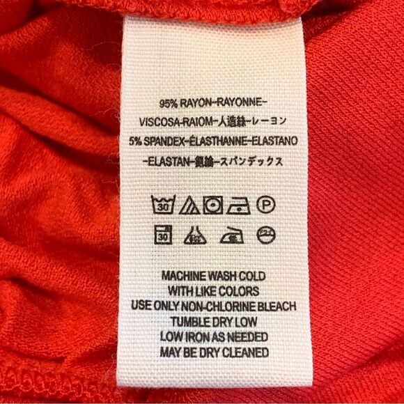 Free People Bell Sleeve Crop Last Time Top in Red Size Small - Picture 11 of 11